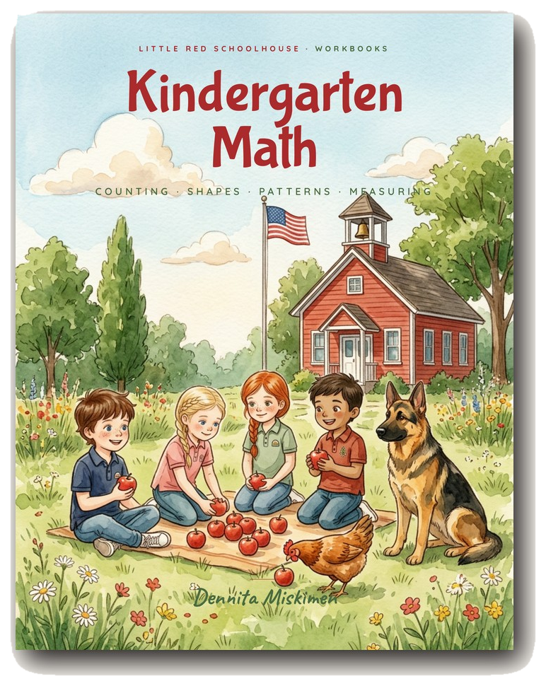 Kindergarten Math — Workbook (included in both bundles)